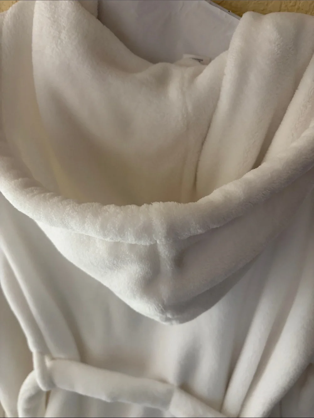 GAP Kids Plush Sleep Hoodie in White
